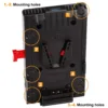 Battery Charger Plate V-lock UNIX II