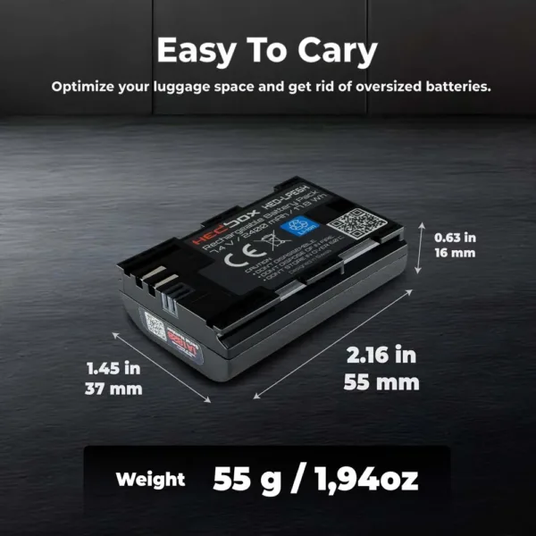 Li-Ion DV Battery Pack for Canon – HED-LPE6H