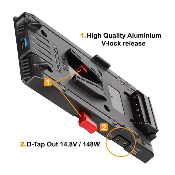 Battery Charger Plate V-lock UNIX II