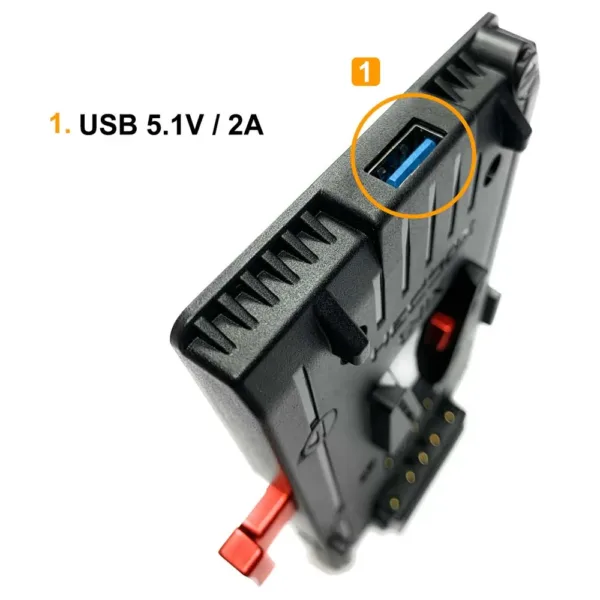 Battery Charger Plate V-lock UNIX II