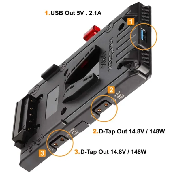 Battery Charger Plate USB & Cable UNIX-URSA