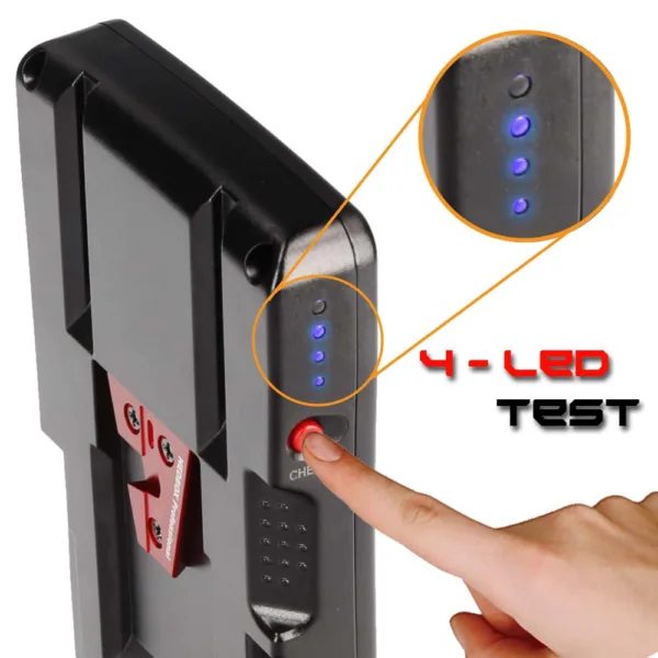 HEDBOX HBP-NPF V-LOCK BATTERY POWER PLATE ADAPTER USE 2X DV NP-F BATTERY